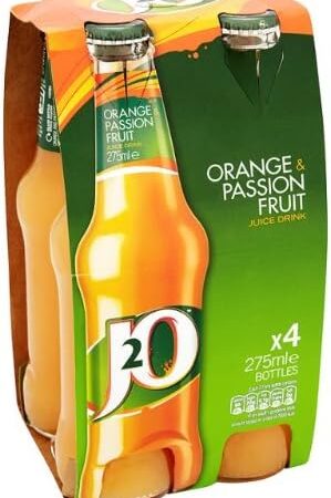 Orange & Passion Fruit Juice Drink (8 x 275ml Glass Bottles)