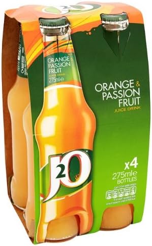 Orange & Passion Fruit Juice Drink (8 x 275ml Glass Bottles)