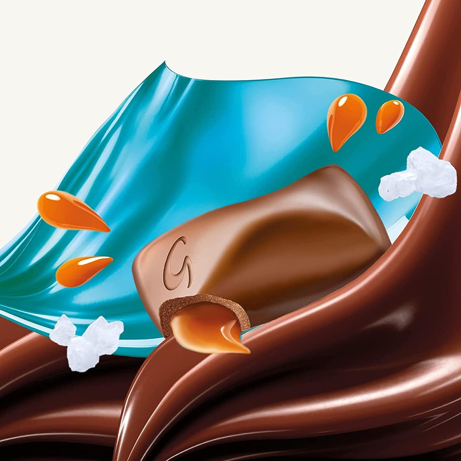 Salted Caramel Chocolate Bar 6 packs of 135g - Image 4