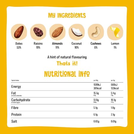 Lemon Drizzle 35g x 18 bars