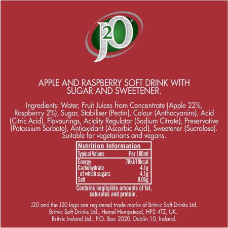 Apple and Raspberry 12 x 250ml Cans