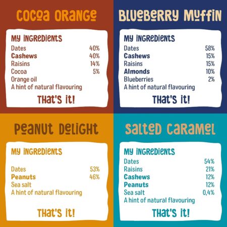 Nakd Fruit & Nut Bar Variety Pack 35g x 48 bars