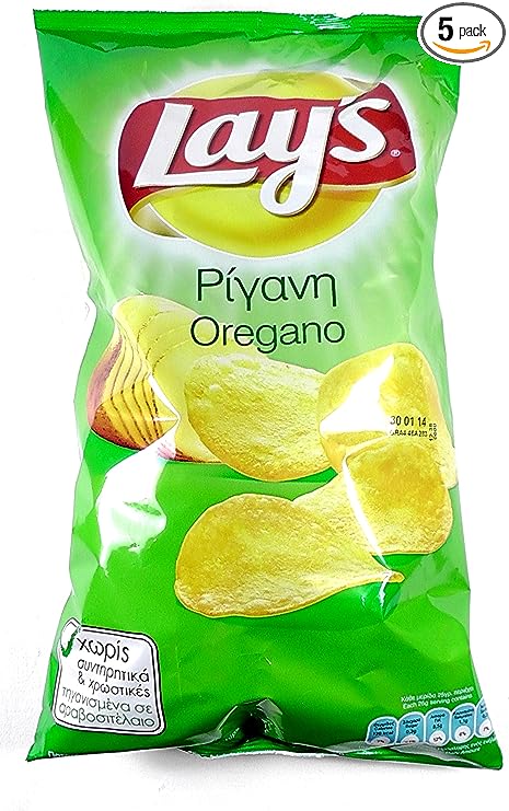 Lays Oregano Potato Chips 6 Packs of 150gm