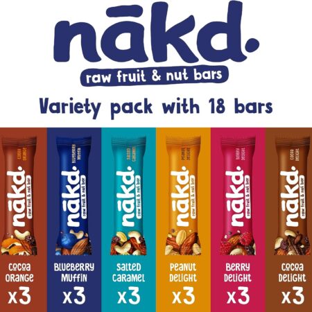 Fruit & Nut Bar Variety Pack 35g x 18 bars